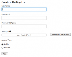 ایجاد Mailing Lists (لیست ایمیل ها) در سی پنل