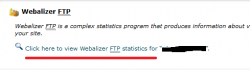 Webalizer FTP در سی پنل