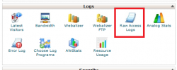 Raw Access Log در سی پنل