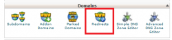 ریدایرکت کردن دامنه در سی پنل Redirect