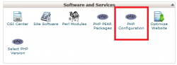 Php Configuration در سی پنل