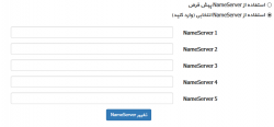 تنظیم DNS دامنه های ملی