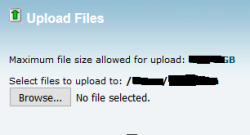 بارگذاری فایل یا فولدر بوسیله File Manager